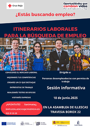 cartel itinerarios busqueda empleo 07 25