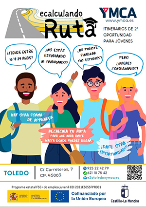 cartel recalculando ruta