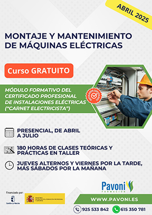 curso montaje maquinas electricas