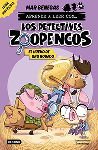 libro los detectives zoopencos el huevo de oro