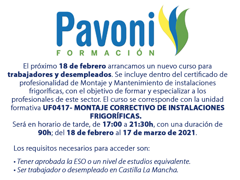 curso pavoni trabajadores desempleados
