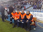 Proteccin en el Campo de ftbol de Getafe